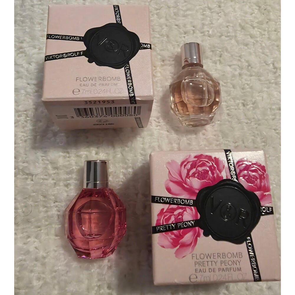 New Viktor & Rolf Flower Bomb With Pretty Peony Mini Duo